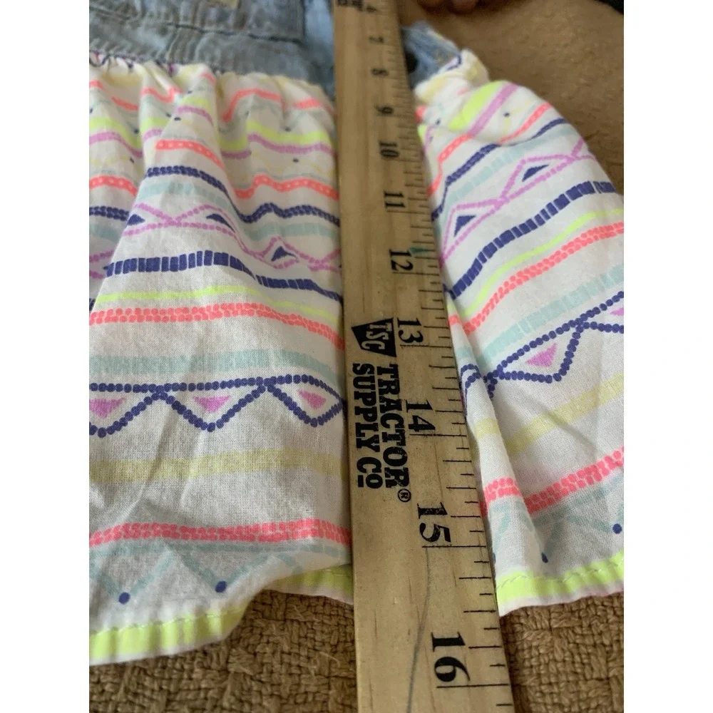 Baby Girls 9 Month Oshkosh Bgosh Vest‎ Bak Dress Overall Jumper Multicolor